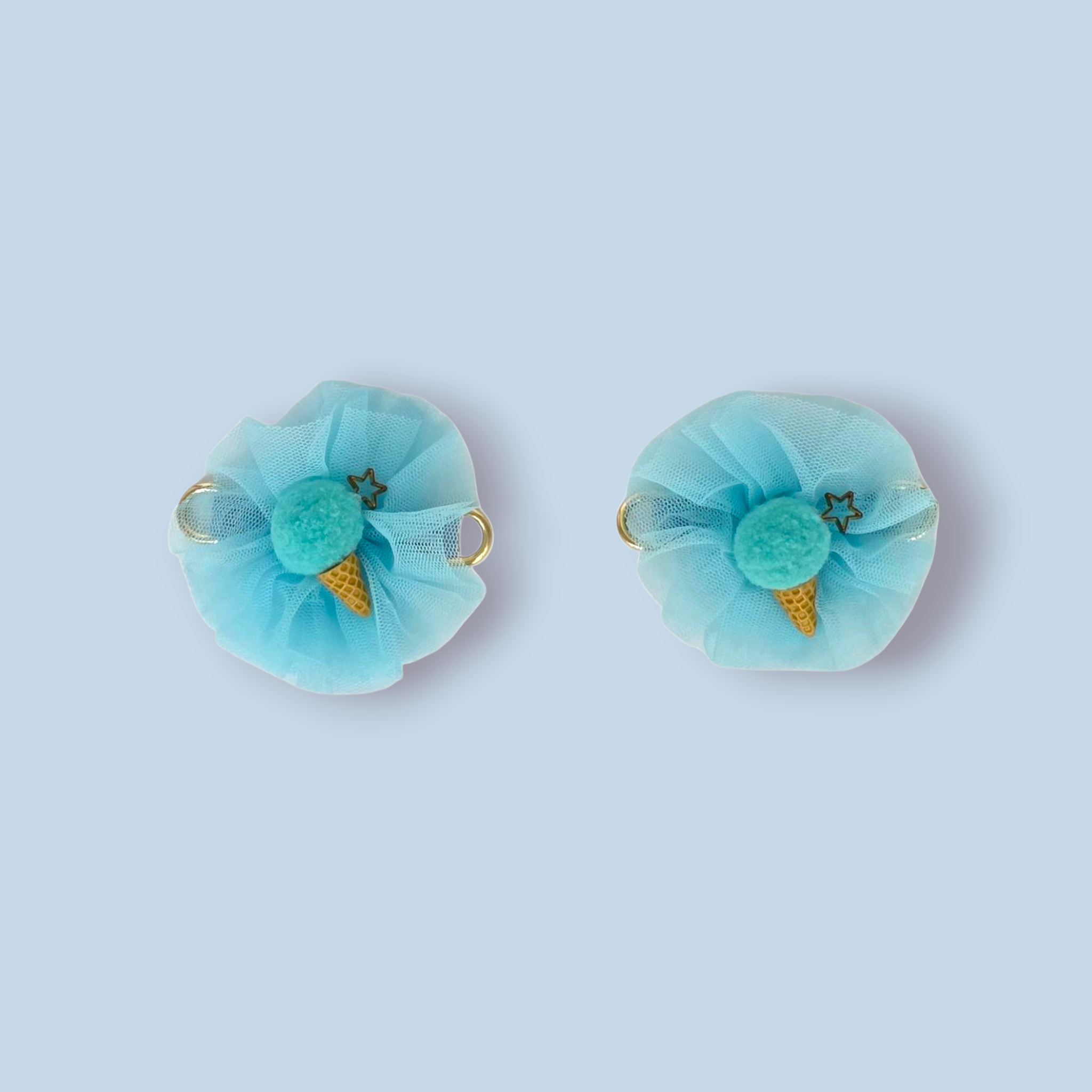 Rainbow Cloud Shoe Topping: All BLUE Charm Options